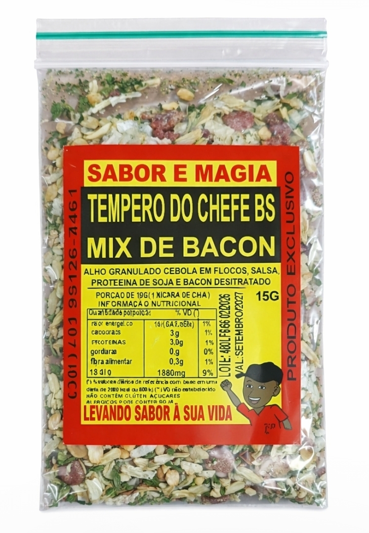 TEMPERO DO CHEFFE BS (MIX DE BACON)