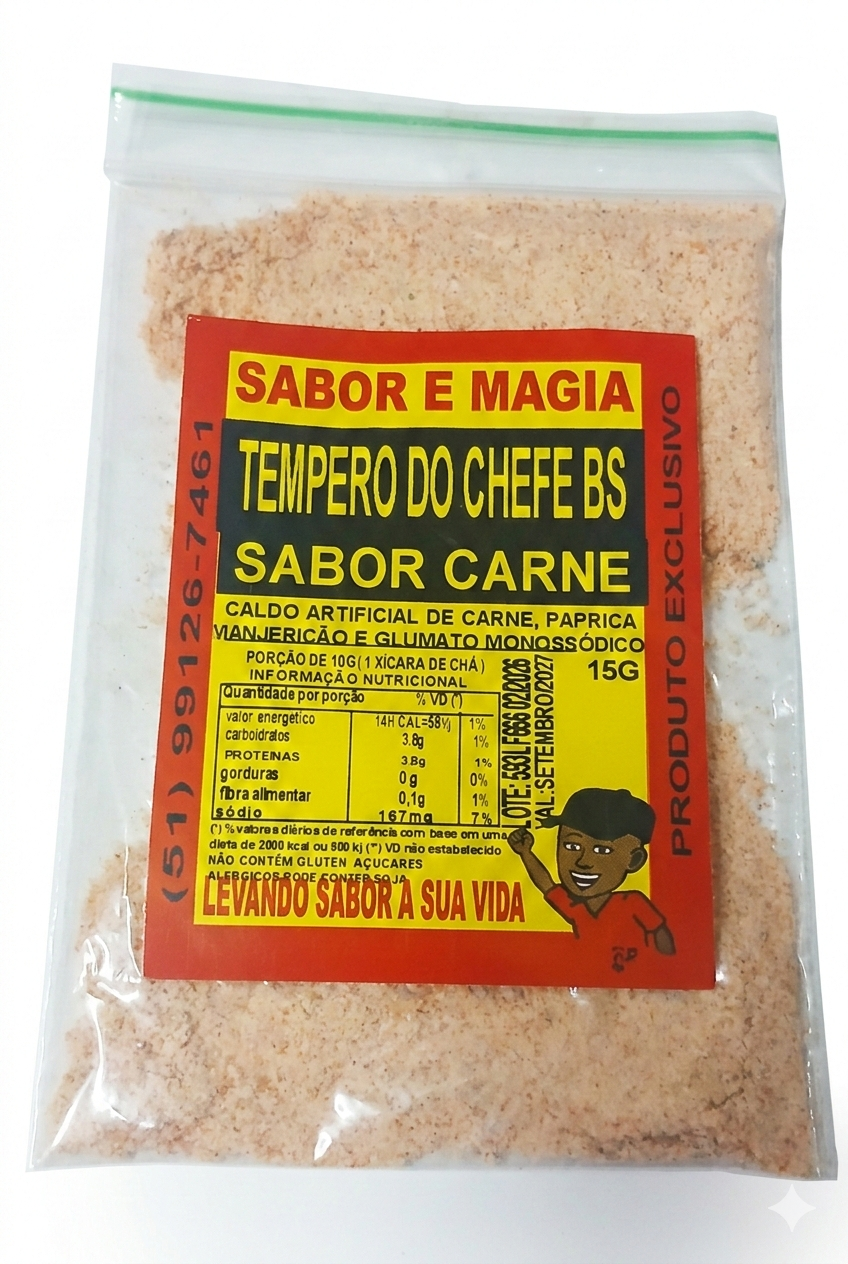 TEMPERO DO CHEFE BS (CARNE)