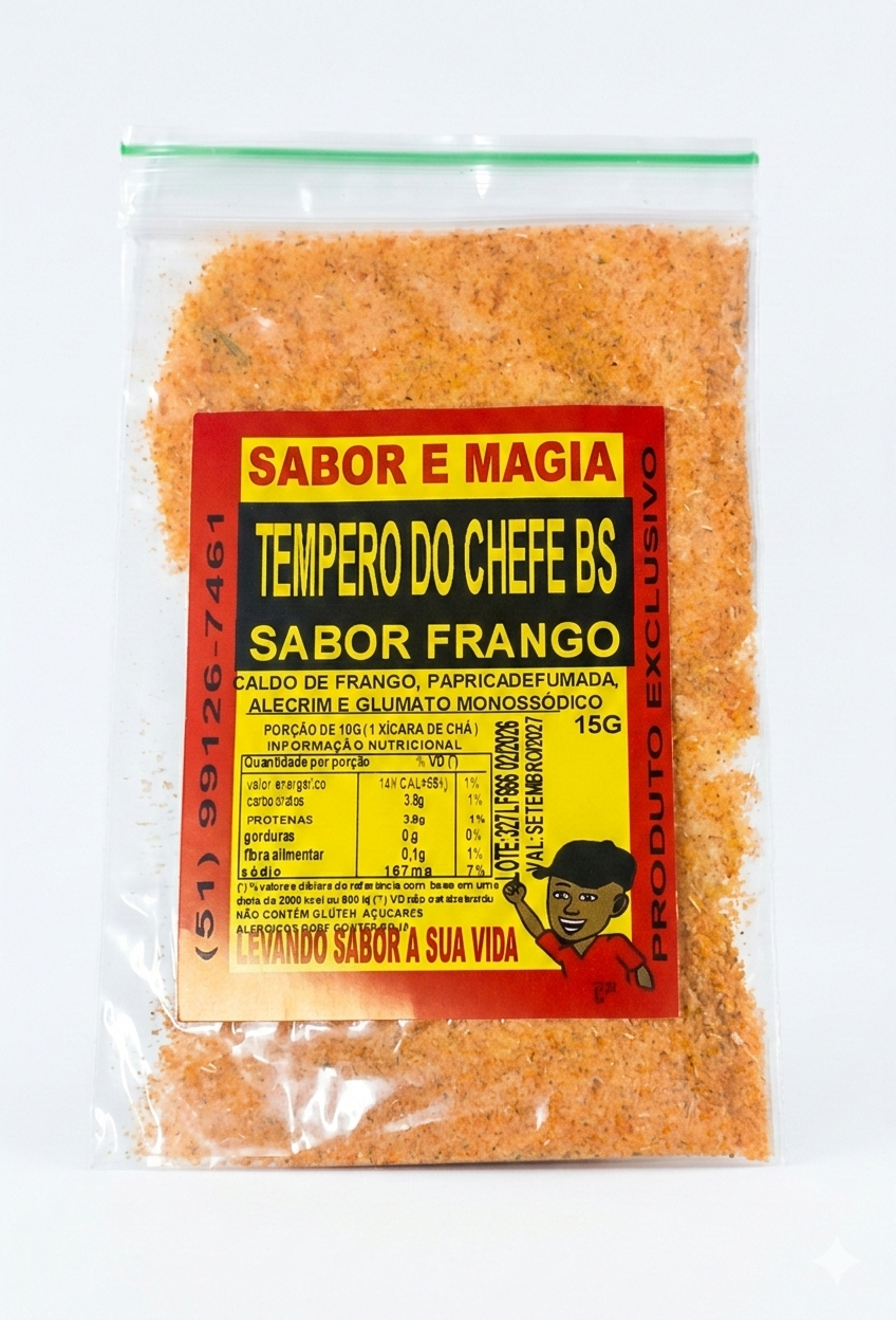 TEMPERO DO CHEFE BS (FRANGO)