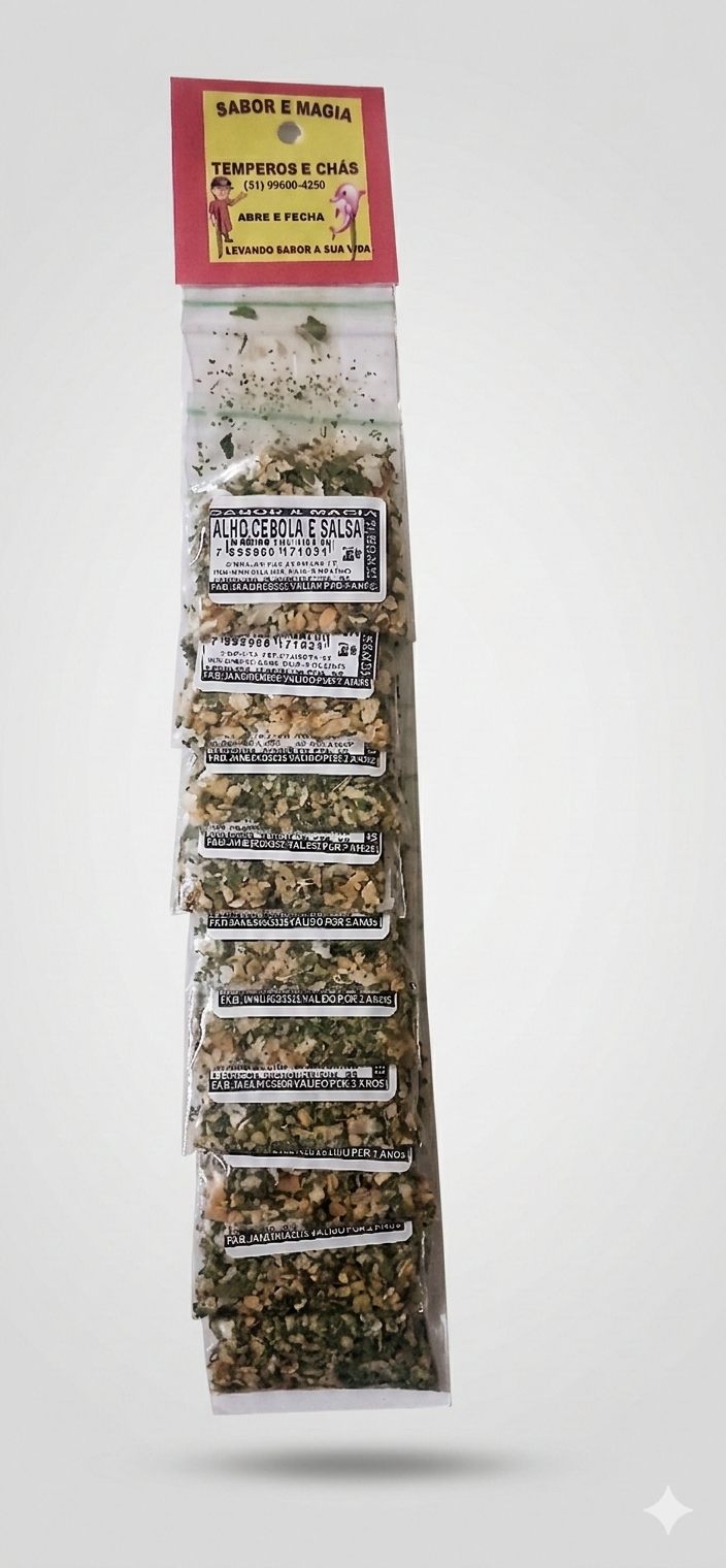 ALHO, CEBOLA E SALSA 